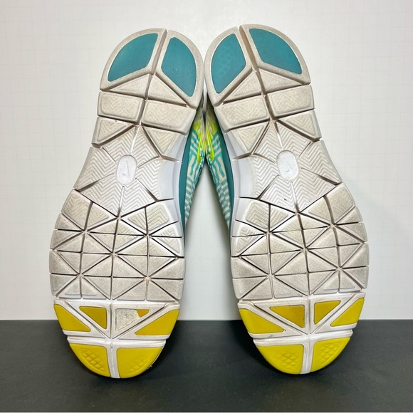 Womens NIKE Free 5.0 TR Fit 3 Aqua Blue Athletic Shoes / Size 7 - Picture 7 of 8